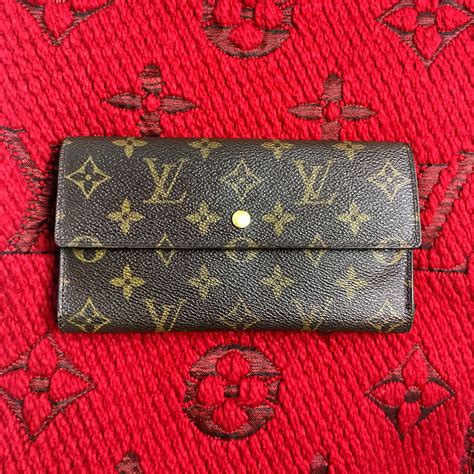 louis vuitton monogram wallet replica|trifold louis vuitton wallet.